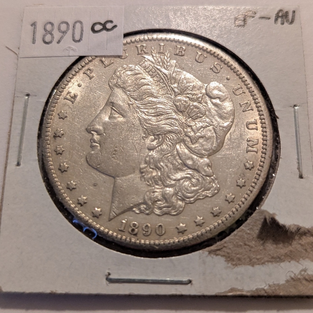 1890 CC Morgan Silver Dollar XF45